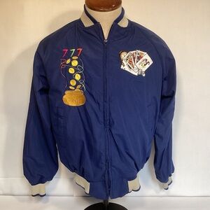 Vintage embroidered Gambler’s Men’s jacket Auburn Sportswear size Medium